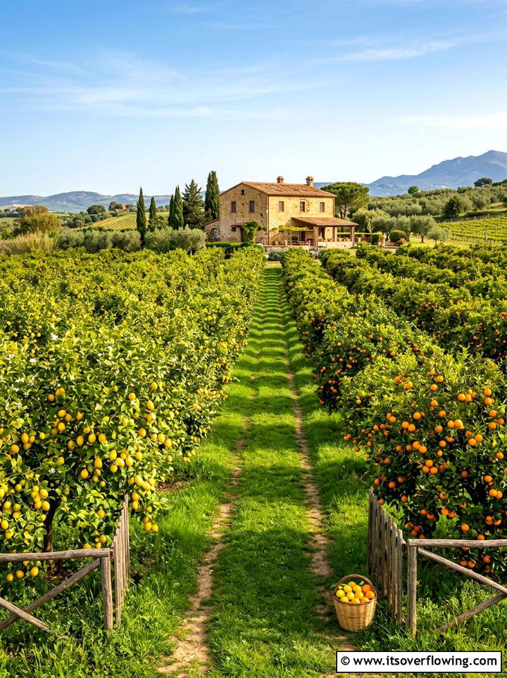 Citrus Tree Orchard - 25 garden ideas for mediterranean style