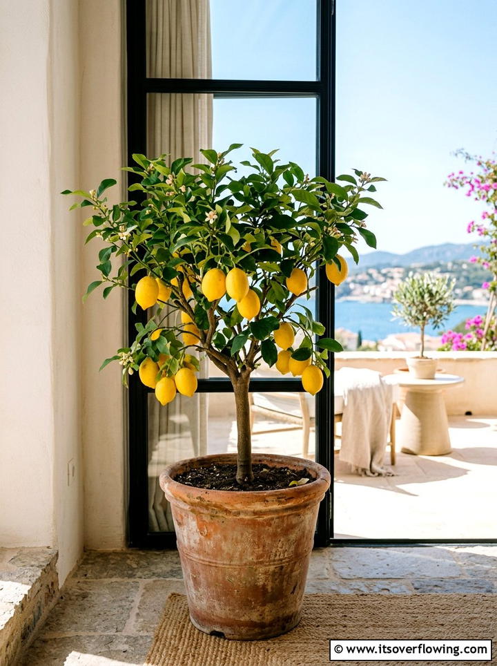 Citrus Tree Pot - 25 garden ideas for apartments