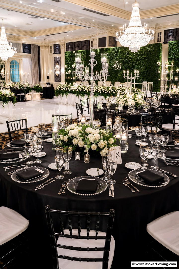 Classic Black Tie Affair - 30 Romantic Wedding Ideas for an Intimate and Memorable Day