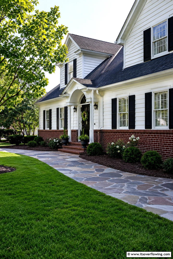 Classic Brick Wainscoting - 25 Exterior Wainscoting Ideas to Enhance Your Home’s Curb Appeal