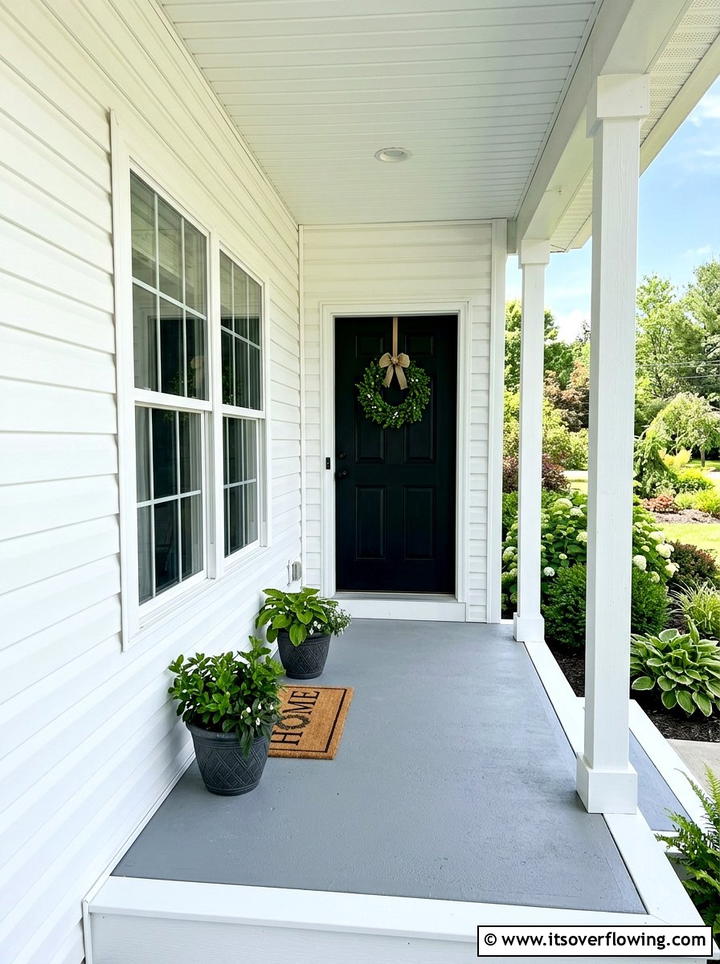 Clean Vinyl Siding - 25 front porch ideas on a budget