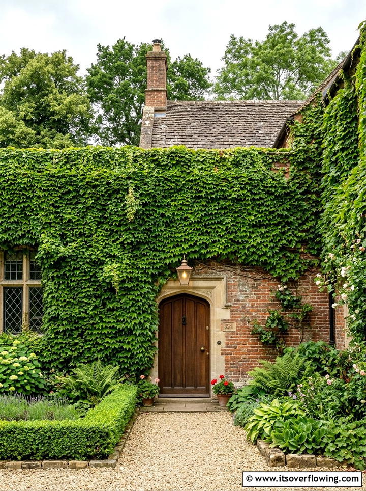 Climbing Ivy Wall - 25 garden design ideas for entryways