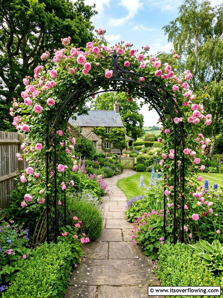Climbing Rose Arch - 25 garden ideas for small spaces