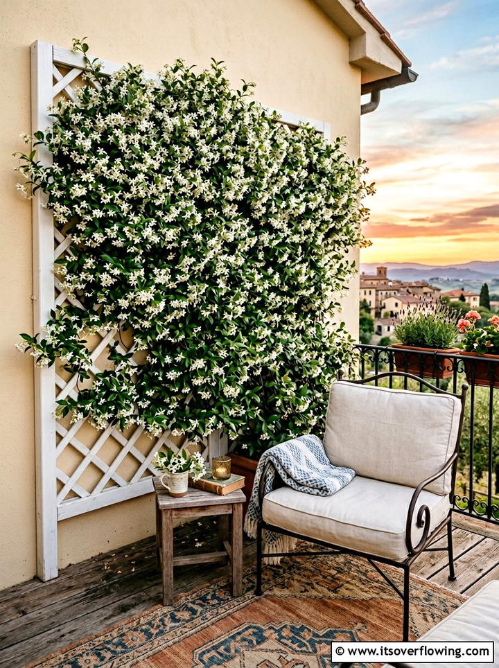 Climbing Vine Trellis - 25 garden ideas for apartments