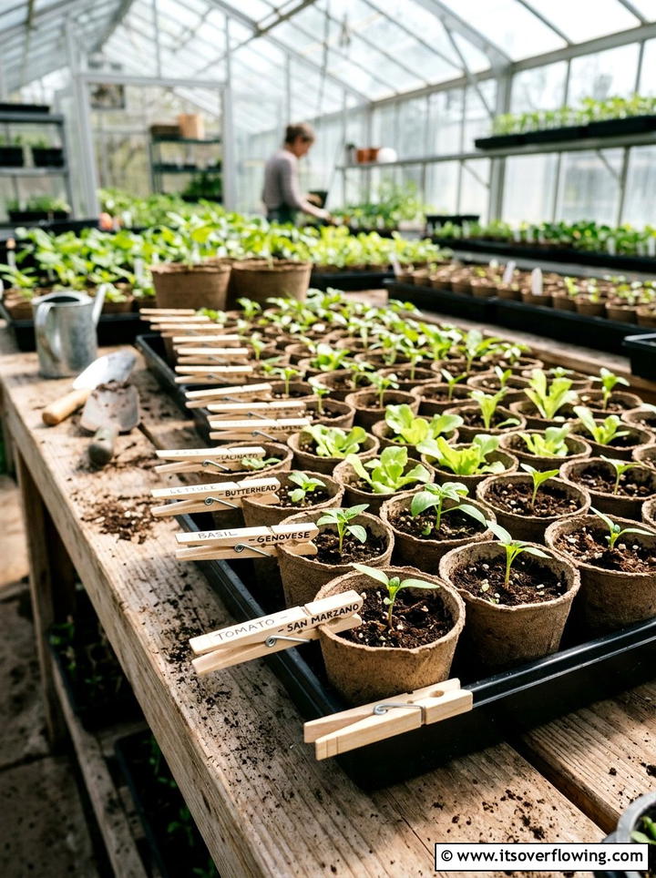 Clothespin plant labels - 25 recycled garden ideas with plant labels