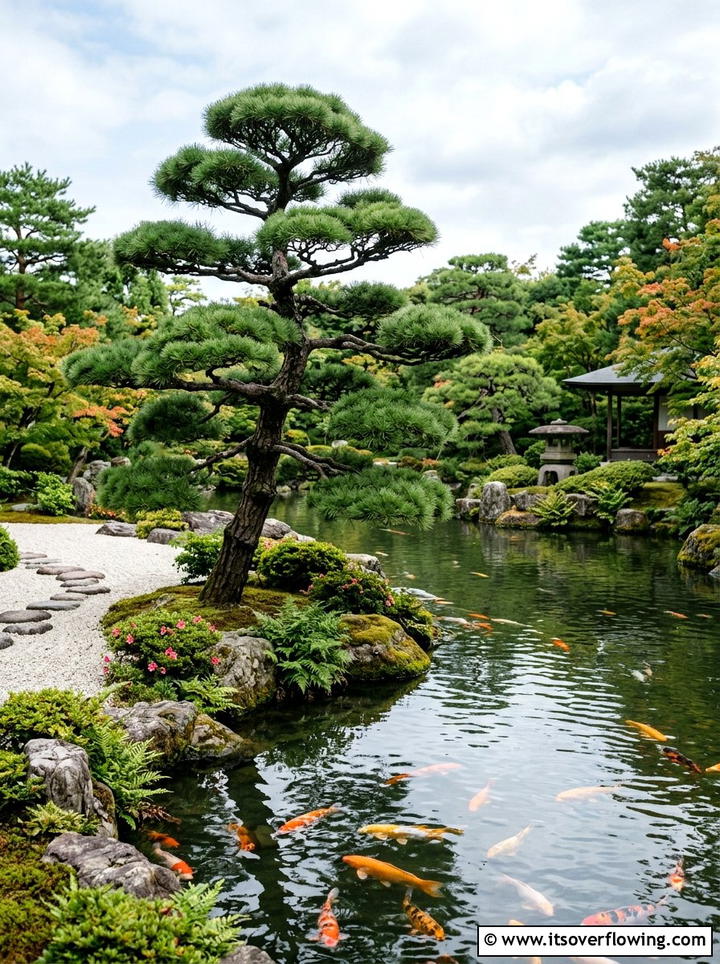 Cloud Pruned Shrub - 25 creative garden ideas with topiary shapes