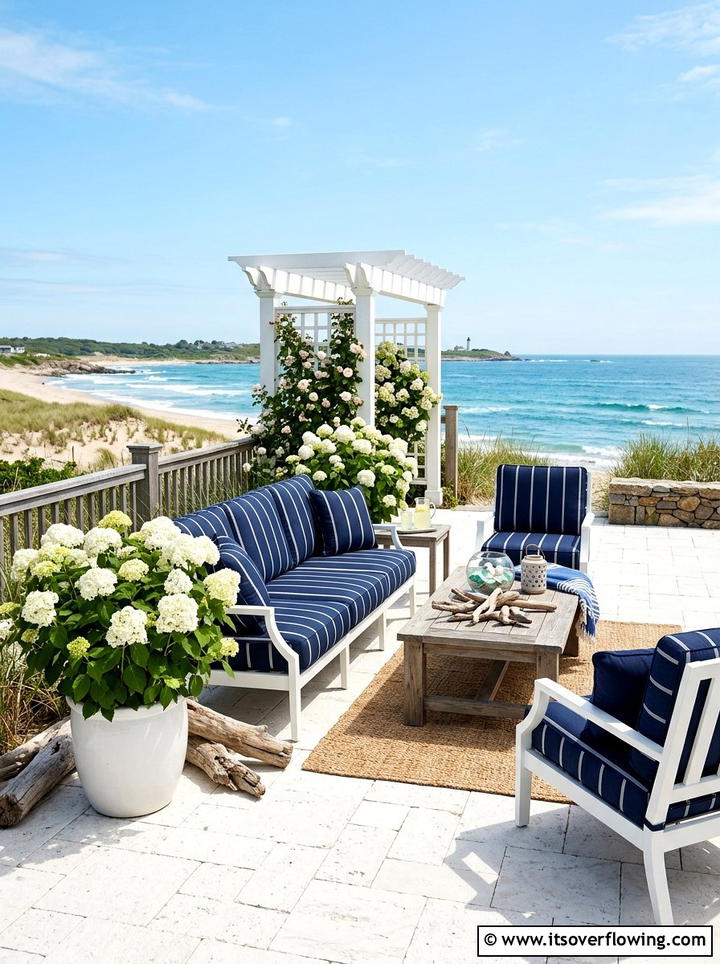Coastal Blue - 25 garden design ideas for patios