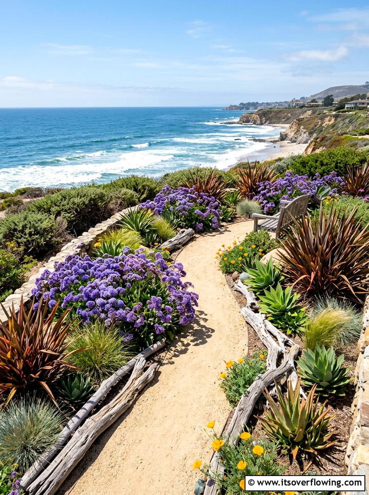 Coastal Drought Resistant Yard - 25 garden design ideas with drought tolerant plants