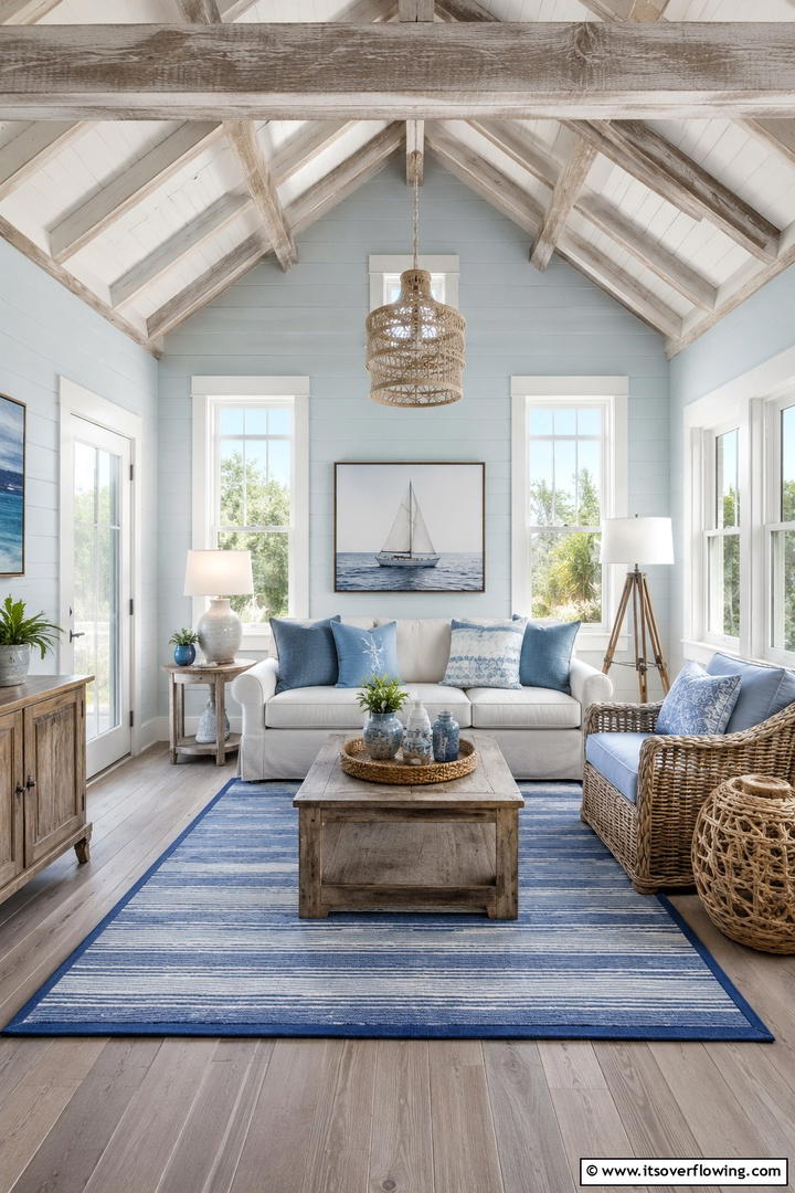 Coastal Escape She Shed - 30 She Shed Interior Ideas for Personalized Retreats