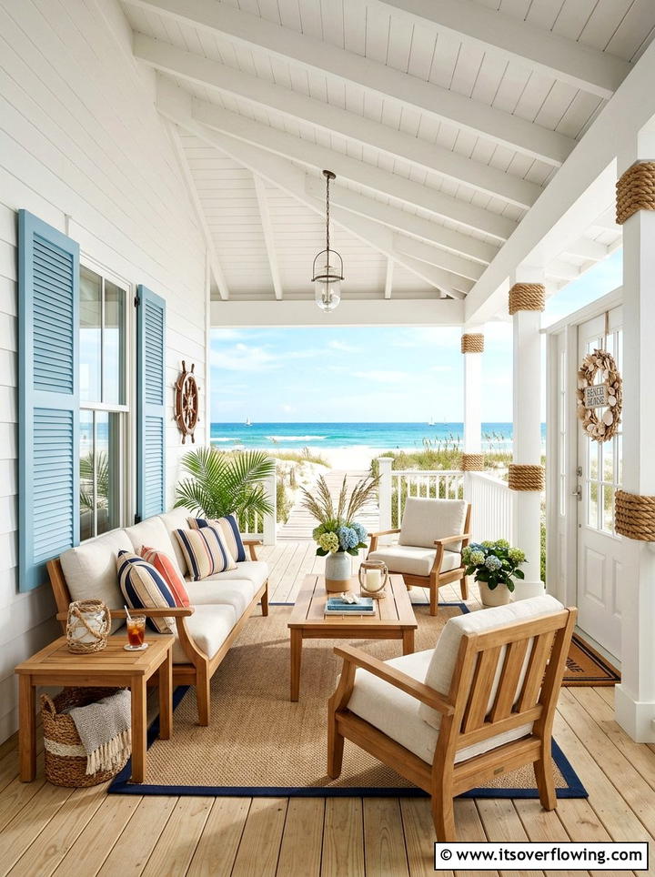 Coastal Front Porch - 25 front porch ideas