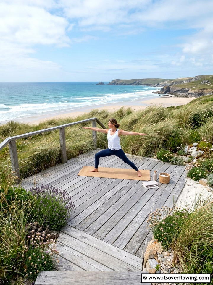 Coastal Garden Yoga Deck - 25 creative garden ideas with yoga decks
