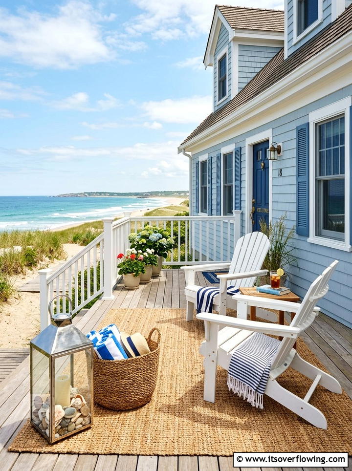 Coastal front porch - 25 front porch decor ideas for summer