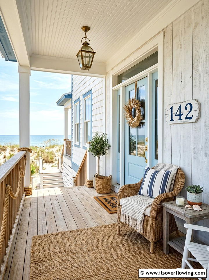Coastal front porch house numbers - 25 front porch ideas with house numbers