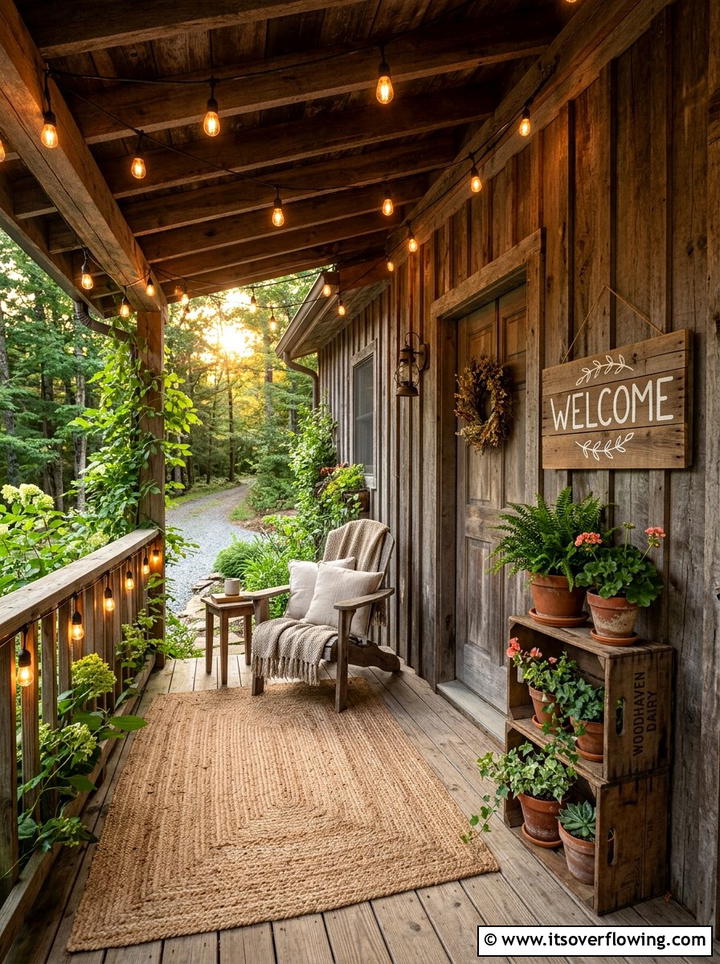 Coastal welcome sign - 25 front porch ideas with welcome signs