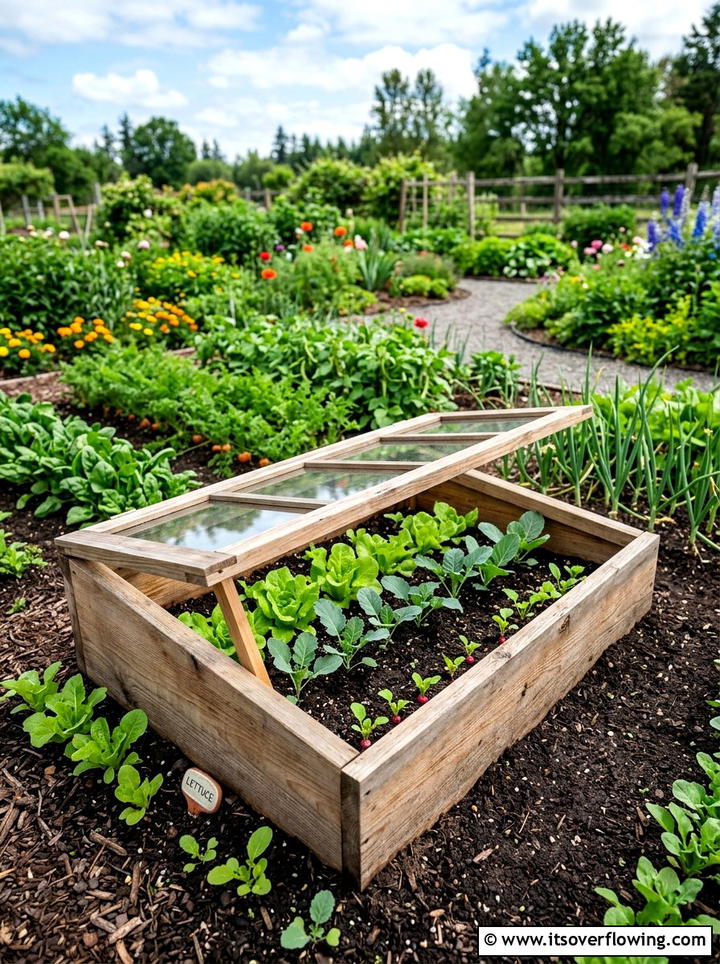 Cold Frame Box - 25 upcycled garden ideas with old fence boards
