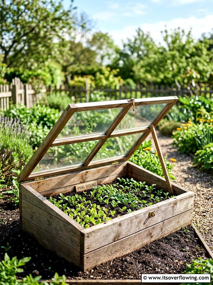Cold Frame For Seedlings - 25 recycled garden ideas with wood scraps