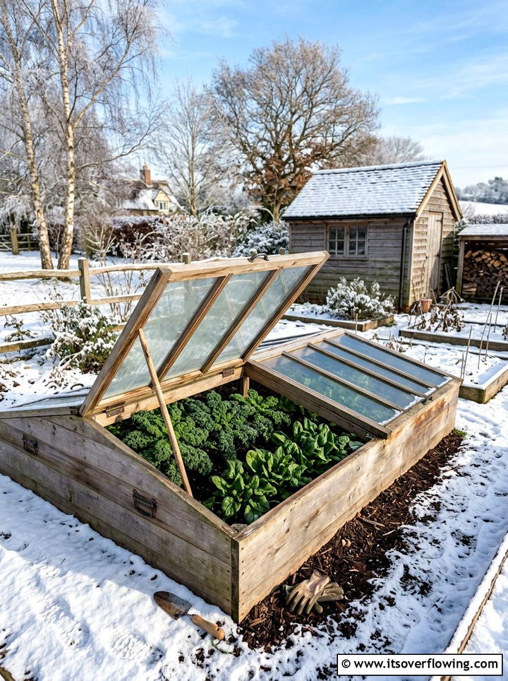 Cold Frame Vegetable Garden - 25 garden ideas for winter
