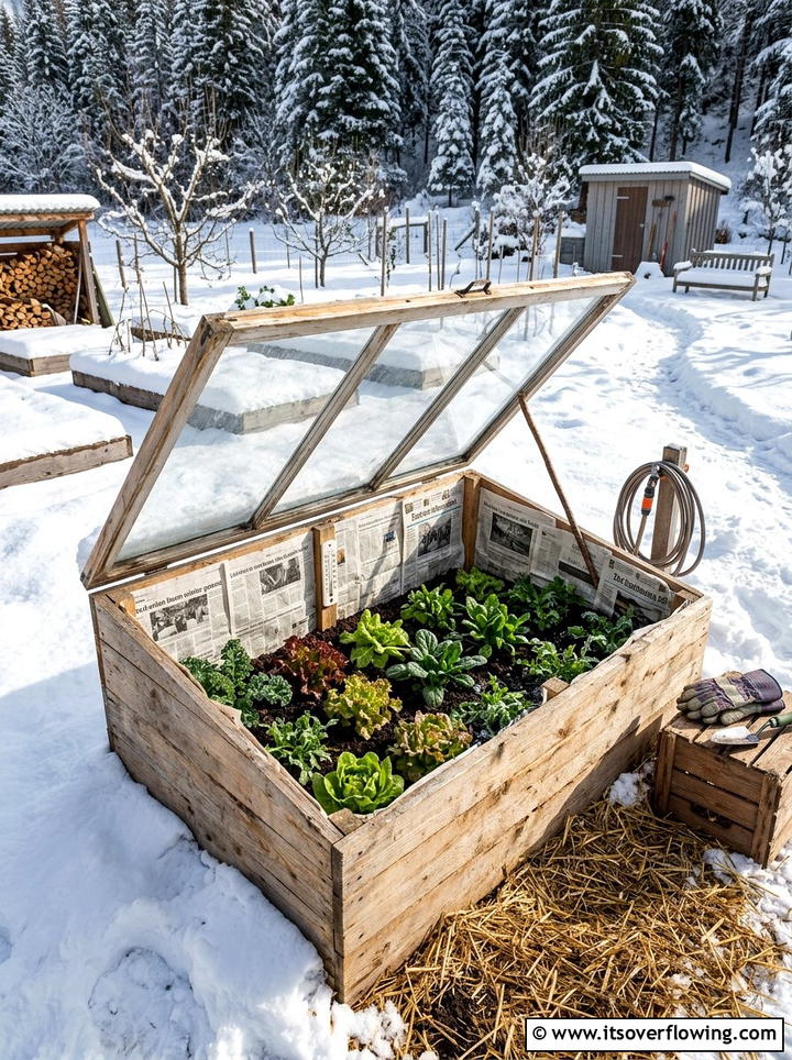 Cold frame newspaper insulation - 25 recycled garden ideas with newspapers