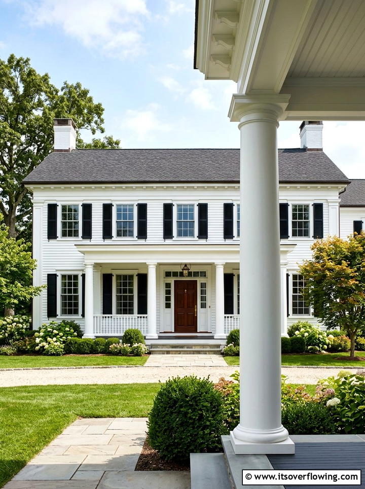 Colonial Revival Front Porch Column - 25 front porch ideas with columns