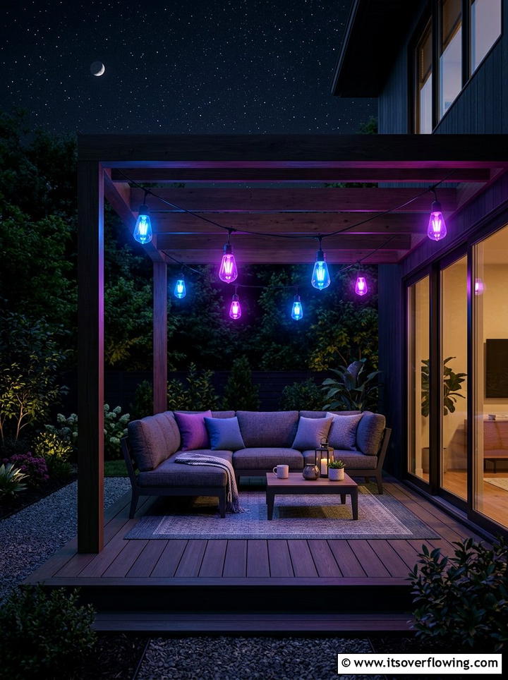 Color changing led bulbs - 25 front porch ideas with smart lighting