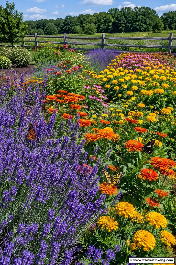 Colorful Butterfly Garden - 30 Sensory Garden Ideas to Engage All Five Senses