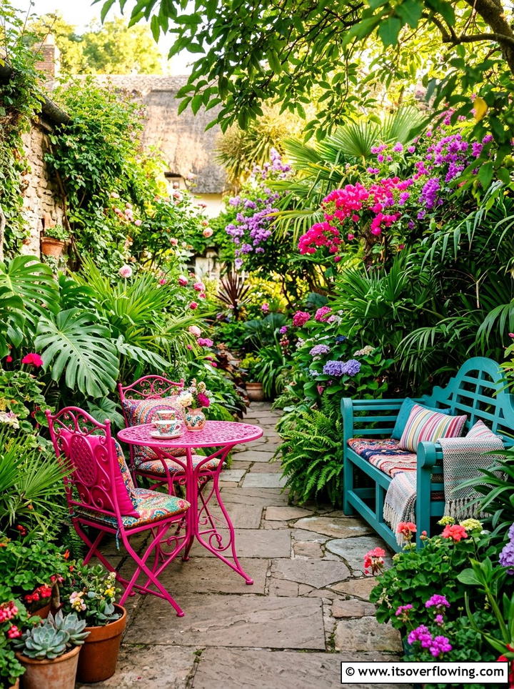Colorful Garden Furniture - 25 garden ideas for maximalist style