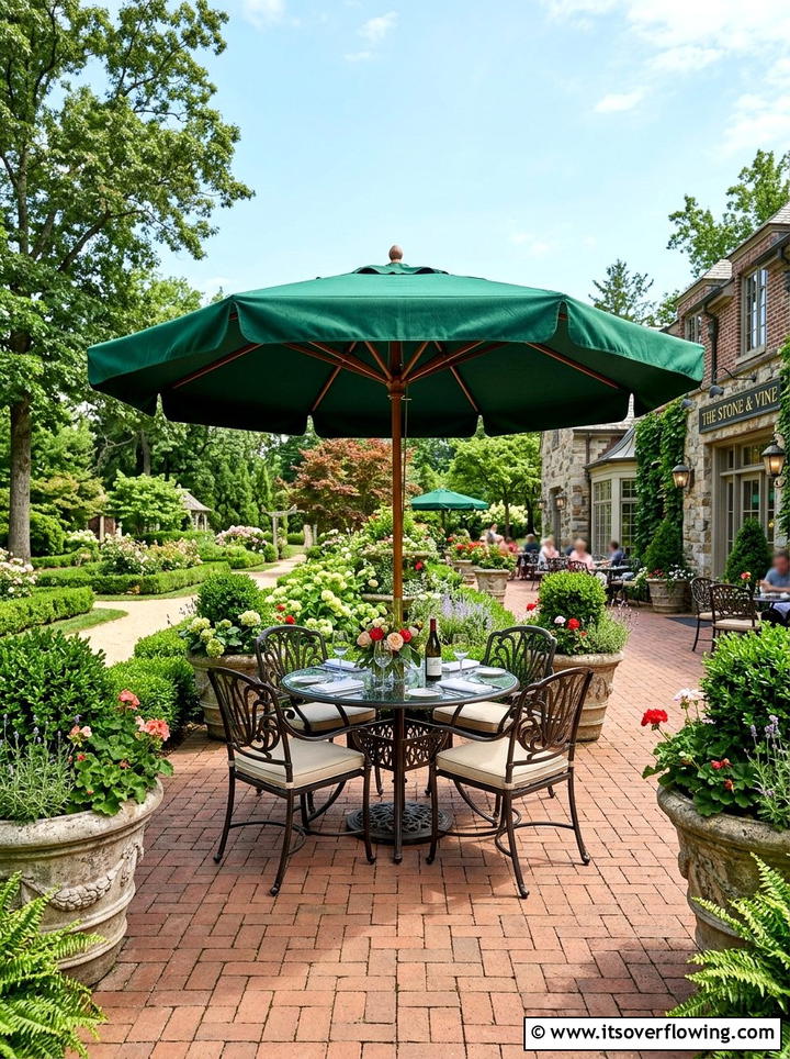 Commercial Patio Umbrella - 25 garden decor ideas with umbrellas