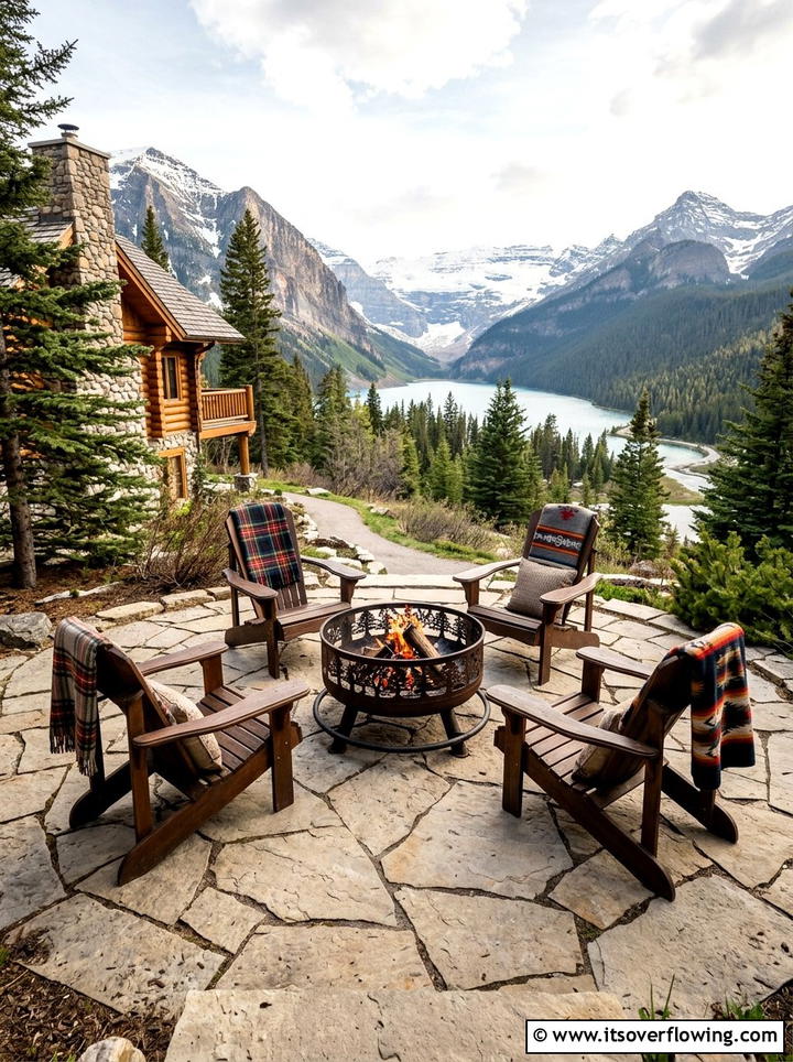 Compact Fire Pit - 25 garden ideas for tiny patios