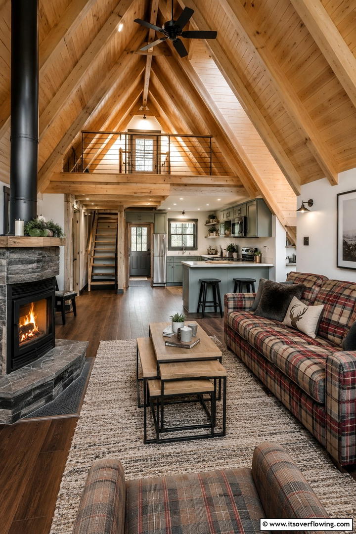 Compact Rustic Chalet - 30 Rustic Tiny House Ideas for Compact, Cozy Living