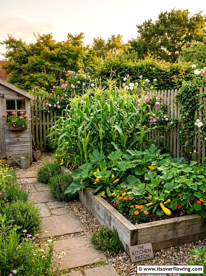 Compact Vegetable Patch - 25 small garden ideas with vegetables