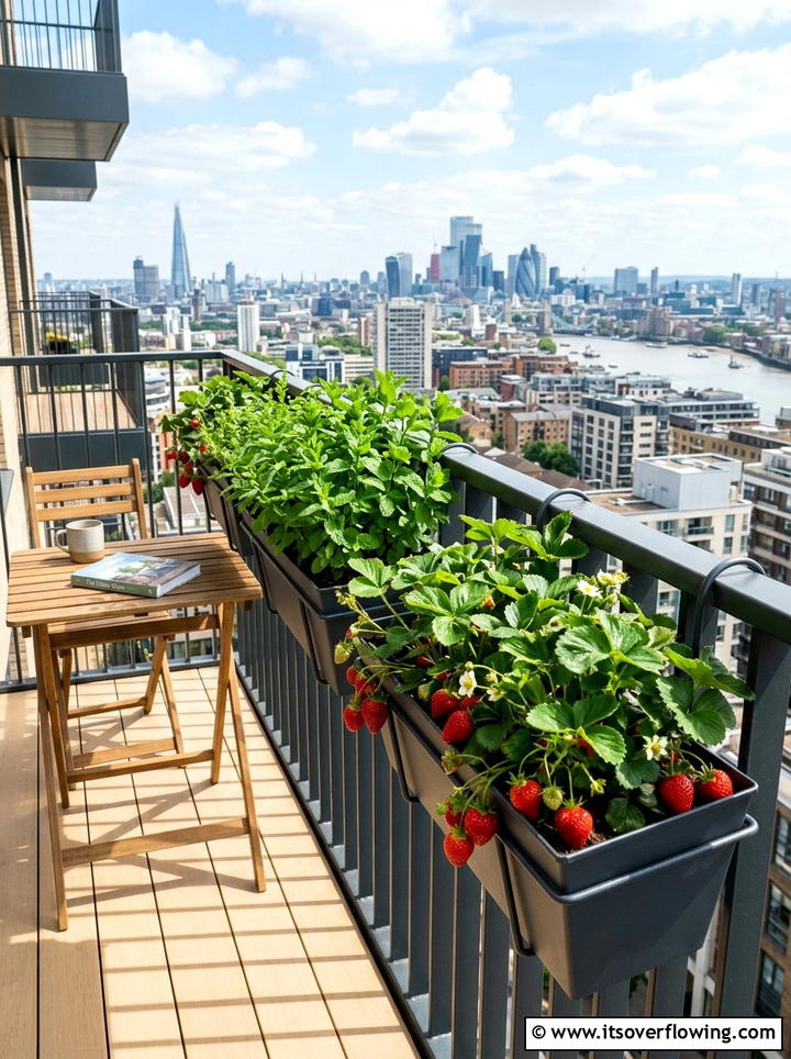 Compact balcony garden boxes - 25 garden ideas with raised beds