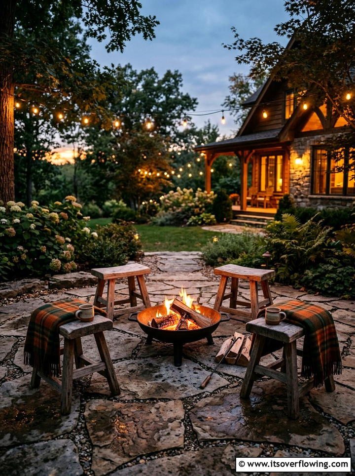 Compact fire pit - 25 garden decor ideas for small gardens