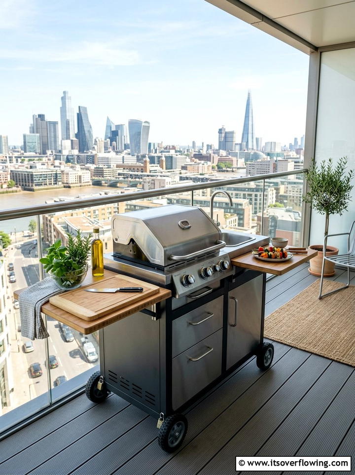 Compact outdoor kitchen pod - 25 backyard ideas with outdoor kitchen