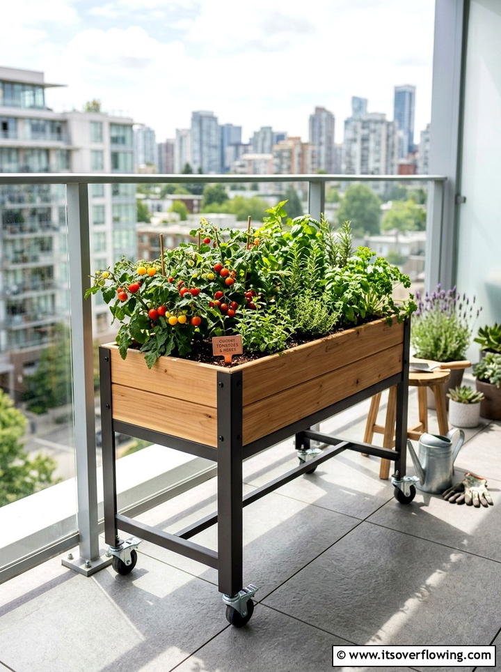 Compact patio raised bed - 25 garden design ideas with raised beds