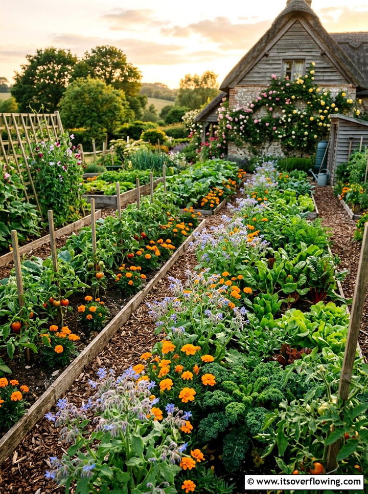 Companion Planting Garden - 25 garden ideas with vegetables