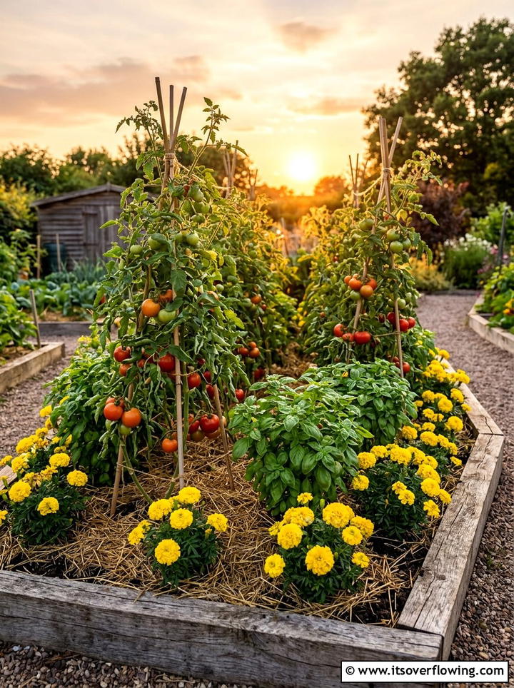 Companion Planting Scheme - 25 backyard ideas with vegetable garden