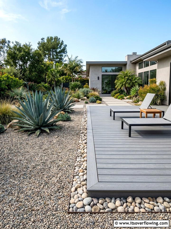 Composite Deck With Gravel - 25 garden ideas with deck