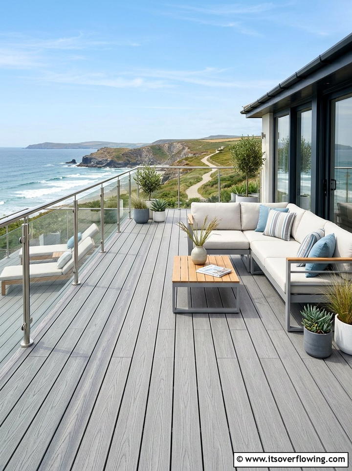 Composite Decking Terrace - 25 garden ideas with sustainable materials