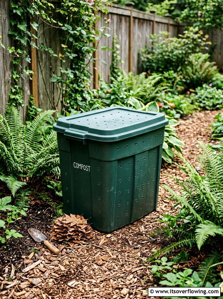 Compost bin from storage container - 25 recycled garden ideas with storage bins