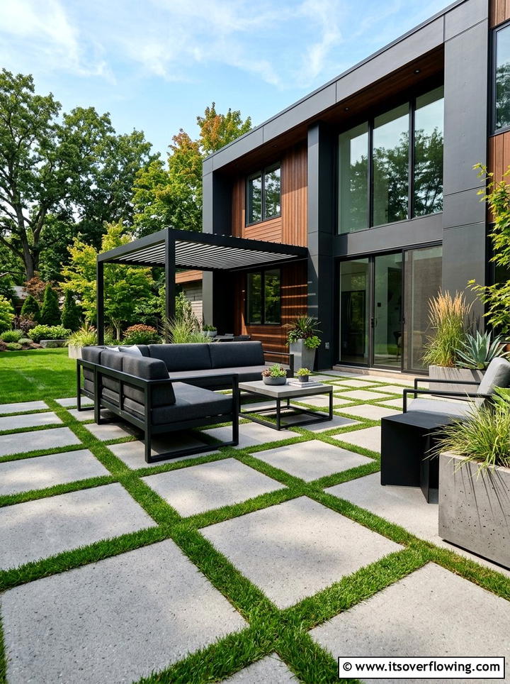 Concrete Paver - 25 garden design ideas with texture