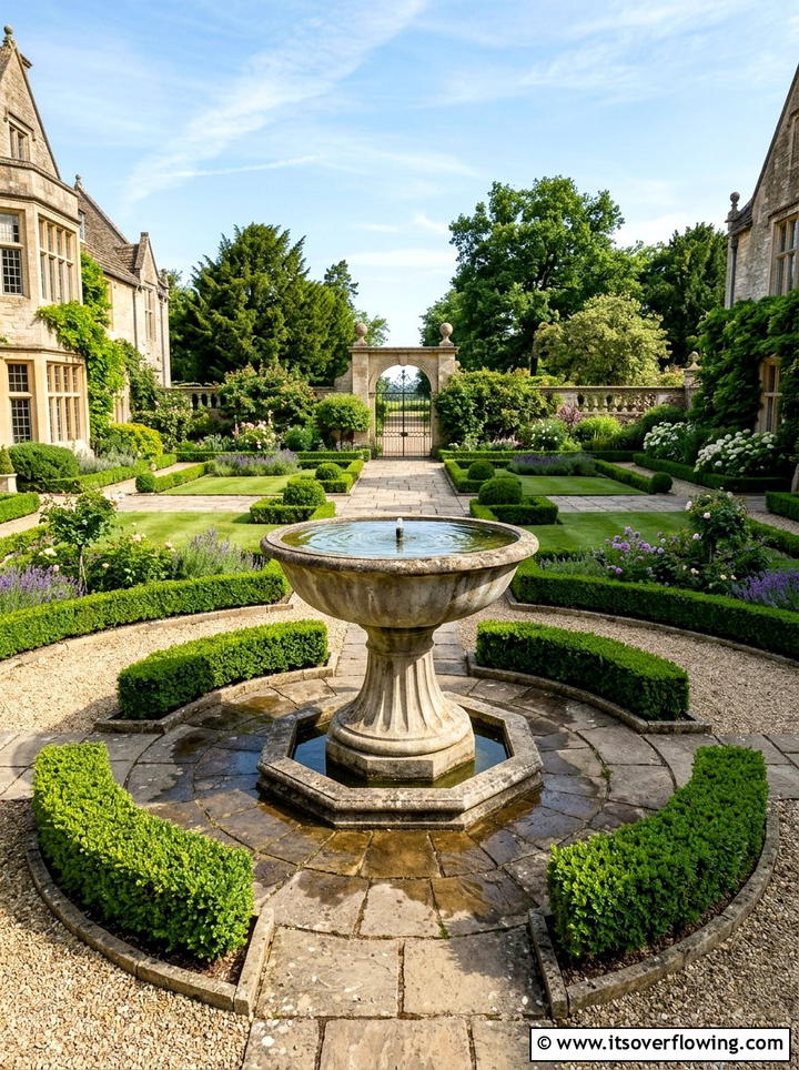 Concrete Pedestal Water Basin - 25 creative garden ideas with water bowls