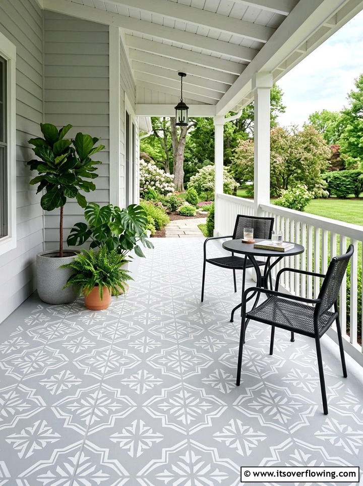 Concrete Porch Paint - 25 front porch decor ideas for spring