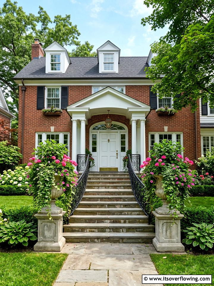 Concrete Urns For Entry - 25 front porch ideas with planters