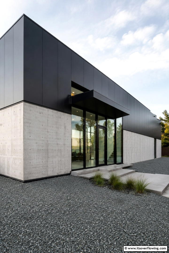 Concrete Wainscoting - 25 Exterior Wainscoting Ideas to Enhance Your Home’s Curb Appeal