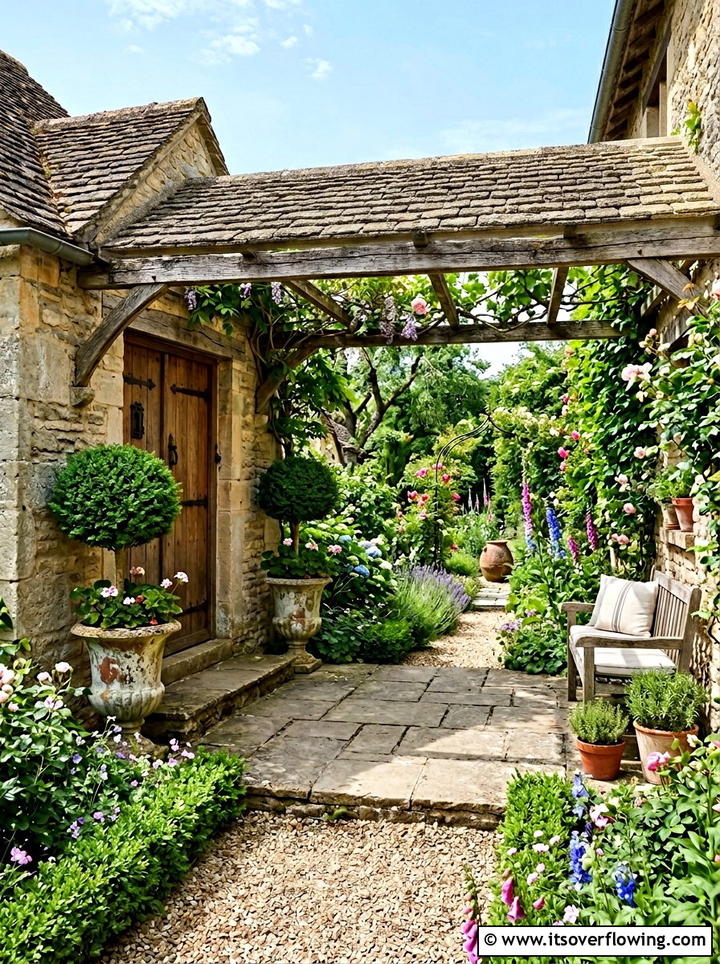 Concrete urn boxwood topiary - 25 front porch decor ideas with topiaries