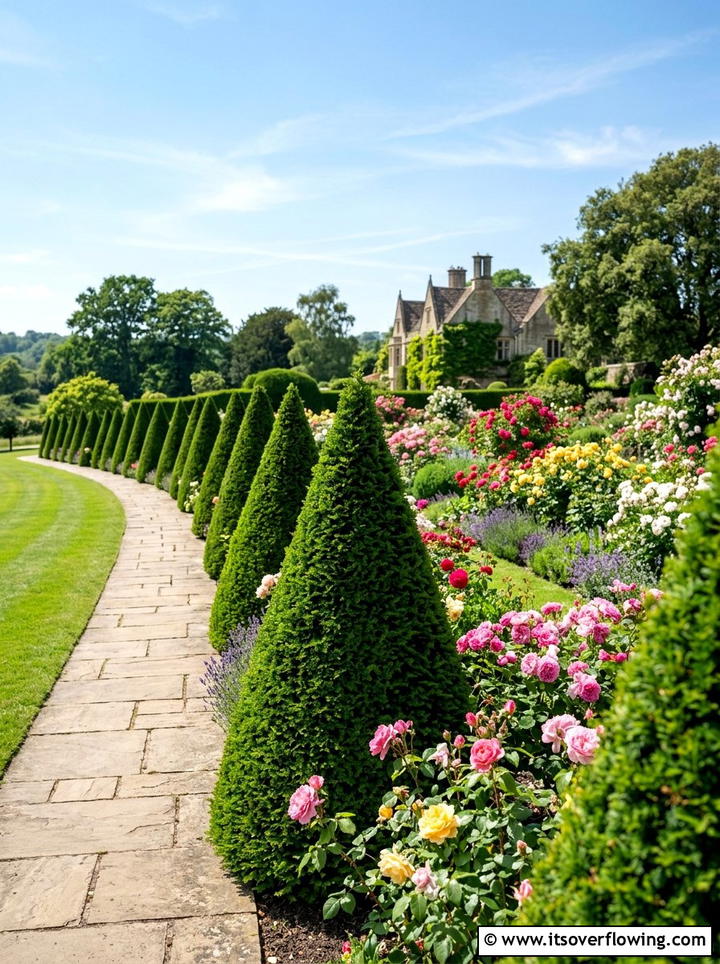 Cone Shaped Garden Shrub - 25 creative garden ideas with topiary shapes