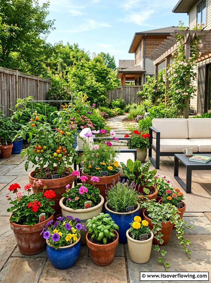 Container Garden - 25 garden ideas for beginners
