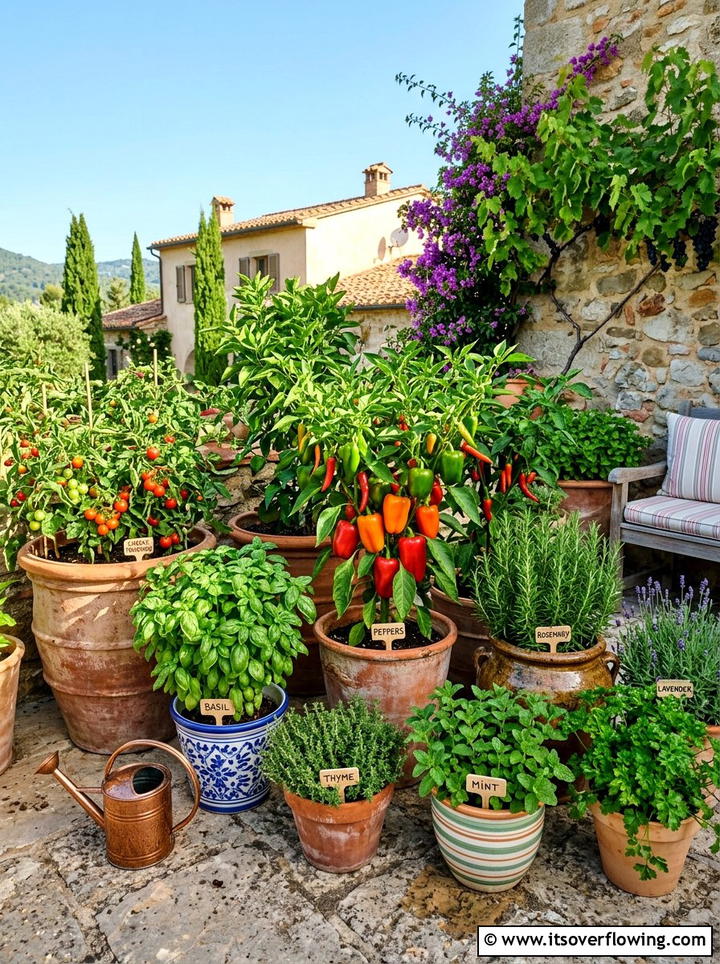 Container Vegetable Garden - 25 garden ideas with vegetables