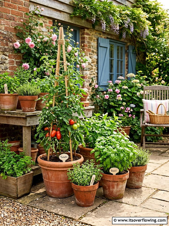 Container Vegetable Garden - 25 small garden ideas for townhouses