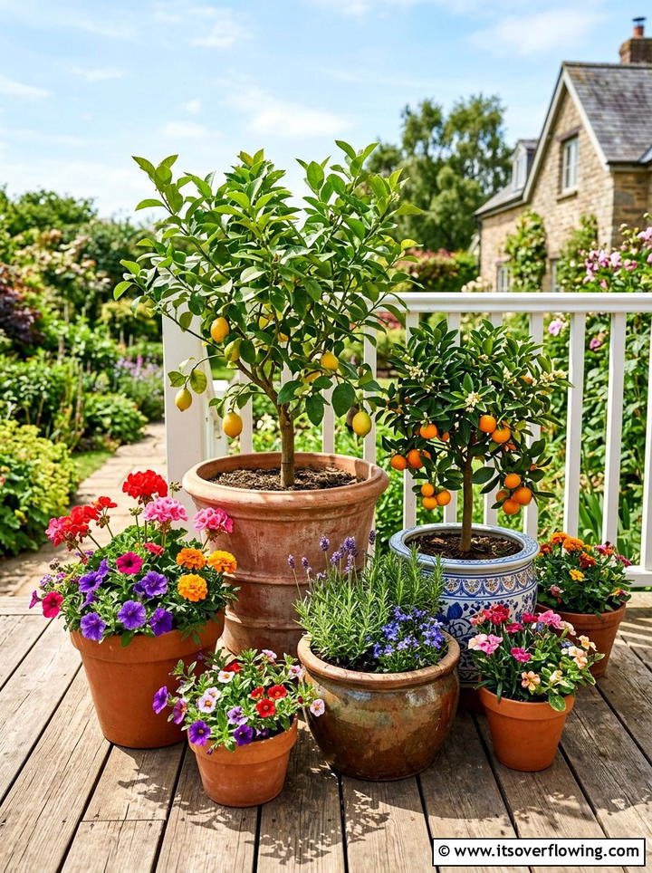 Container garden arrangement - 25 garden design ideas for small yards